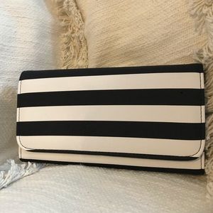 Black and White Striped Wallet Kut from the Kloth